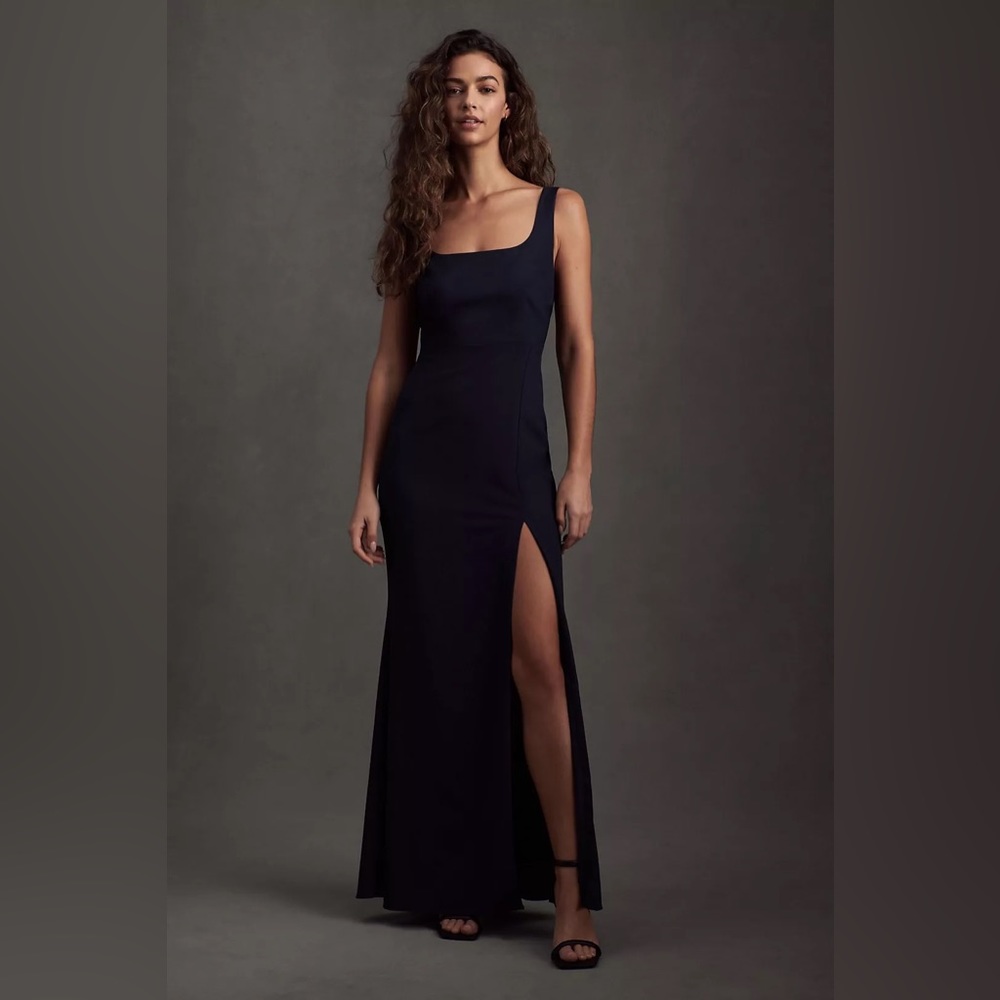 Anthropologie BHLDN Catarina Crepe Maxi Dress